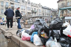 Sacks with garbage