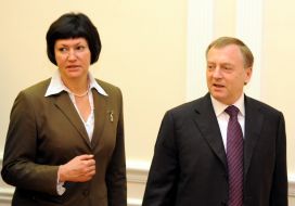 Irina Akimova and Alexandr Lavrinovich