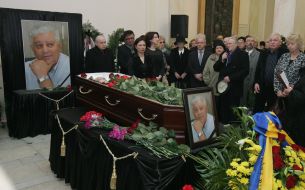 Ceremony of farewell with Mikhail Voronin