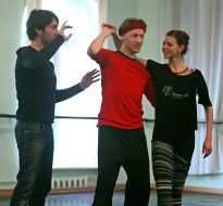 Edward Klug, Denis Matvienko and Anastasiya Matvienko