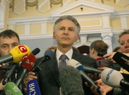 Francois Zimeray at the briefing