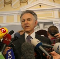 Francois Zimeray at the briefing