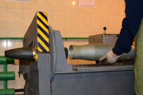 Work on the disposal of ammunition