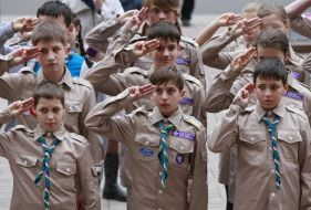 Торжественное собрание скаутских организаций