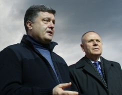 Petr Poroshenko and Nikolay Dzhyga