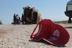 Cap on the ground