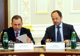 Boris Kolesnikov and Sergey Tigipko