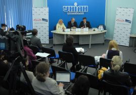 Alla Kostenko, Yevgeniy Zaika and Viktor Korzh