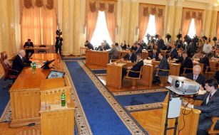Participants of the extended meeting of Cabinet 