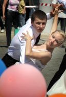 Participants of the Crimean waltz festival