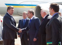 Viktor Yanukovych in Dnepropetrovsk