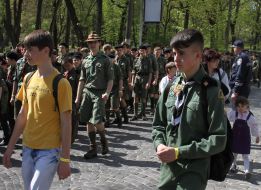 Торжественное собрание скаутских организаций