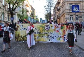 Participants of the "Parade vyshivanok"