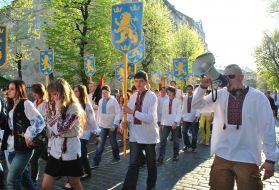 Participants of the "Parade vyshivanok"