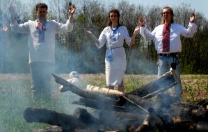 Участники праздника Ярила