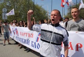 May Day demonstration in Sevastopol