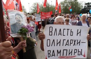 May Day demonstration in Sevastopol