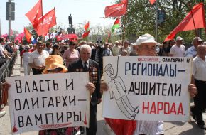 May Day demonstration in Sevastopol