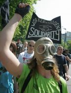The participants of demonstration