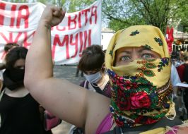 The participants of demonstration