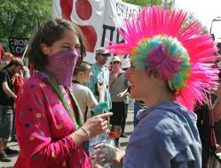 The participants of demonstration