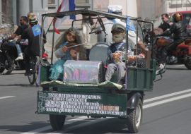 May Day demonstration in Simferopol