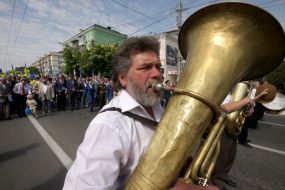 May Day demonstration in Simferopol