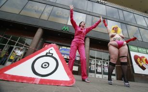 Активистки женского движения FEMEN