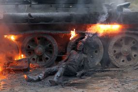 Scene from the movie "White Tiger"