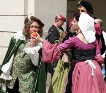Participants of festive measures to the day of city