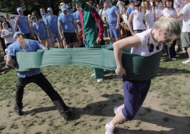 Visitors of festival