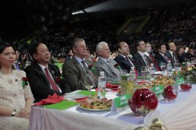 Li Jinyuan, Leonid Kravchuk and Aleksey Emelyanov