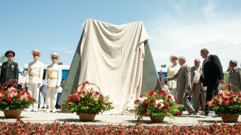 Opening of the Memorable sign devoted to Victory Day