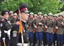 Репетиция военно-исторического парада