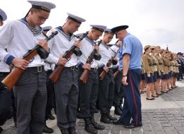 Репетиция военно-исторического парада