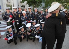 Officers of the Black sea fleet