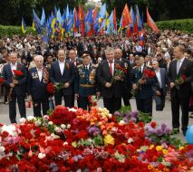 Nestor Shufrich, Sergey Tigipko and Oleg Kalashnikov