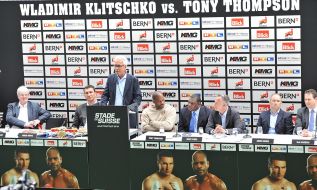 Vladimir Klichko and Tony Thompson