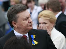 Viktor Yanukovich and Raisa Bogatyreva