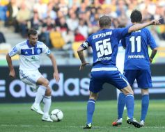 Andrey Shevchenko, Frantisek Kubik and Vladimir Yezerskiy