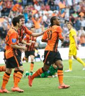 Henrikh Mkhitaryan, Willian and Yevgeny Seleznyov