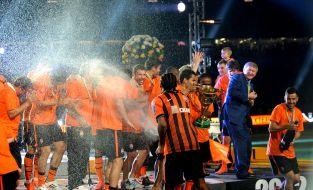 FC "Shakhter" (Donetsk) champion of Ukrainian Premier League football