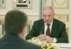 Viktor Yanukovich and Nicolae Timofti