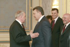Viktor Yanukovich and Nicolae Timofti