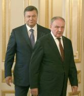 Viktor Yanukovich and Nicolae Timofti