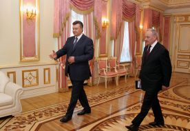 Viktor Yanukovich and Nicolae Timofti