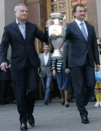 Presentation of Euro-2012 Cup (Henri Delaunay Cup)