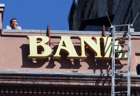 Man on the roof of building