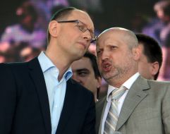 Арсений Яценюк и Александр Турчинов