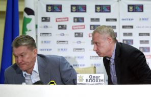 Oleg Blokhin and Grigoriy Surkis